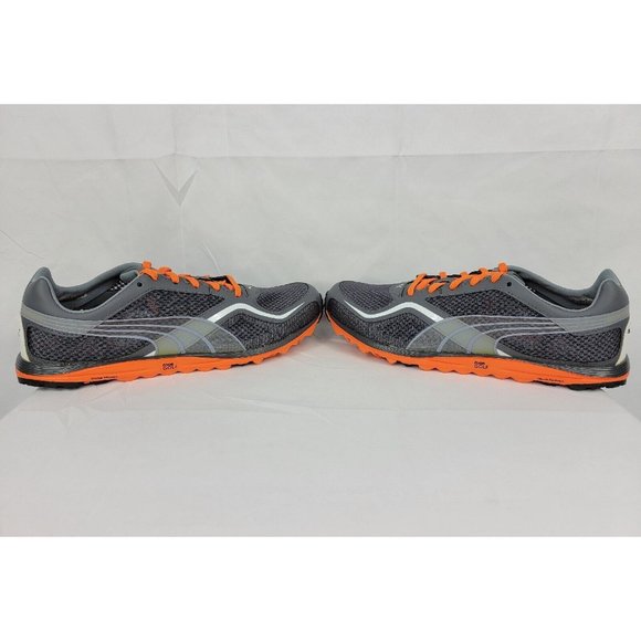 Puma Faas Lite Mesh Spikeless Golf Shoes Mens Size 9 Gray Orange White 186847-07 - Picture 10 of 12